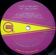 Load image into Gallery viewer, The Temptations : Live At The Copa (LP, Album)