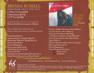 Brenda Russell (2) : Something About Your Love (CD, Single, Promo)