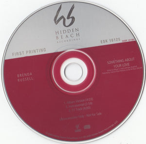 Brenda Russell (2) : Something About Your Love (CD, Single, Promo)