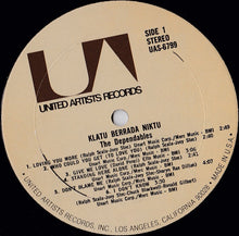Load image into Gallery viewer, The Dependables : Klatu Berrada Niktu (LP, Album, Res)