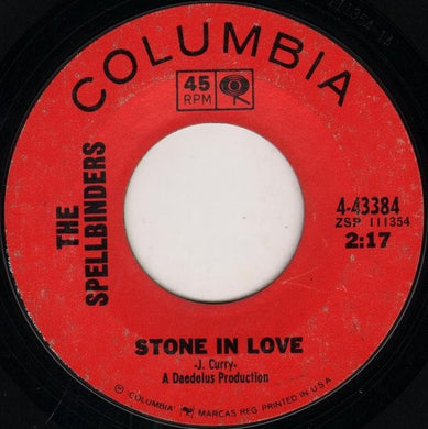 The Spellbinders : For You / Stone In Love (7