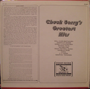 Chuck Berry : Chuck Berry's Greatest Hits (LP, Comp)