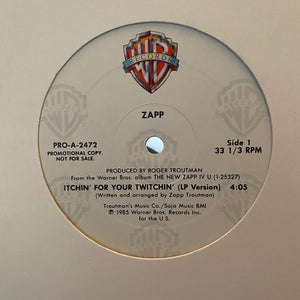 Zapp : Itchin' For Your Twitchin' (12", Promo)