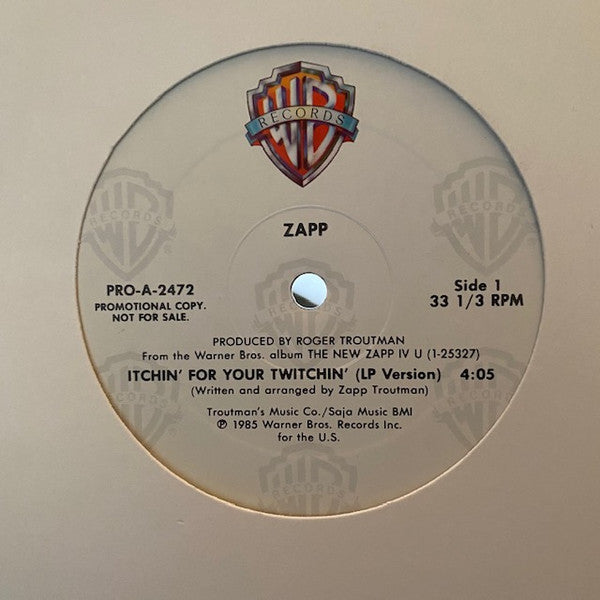 Zapp : Itchin' For Your Twitchin' (12