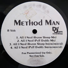 Load image into Gallery viewer, Method Man : All I Need (12&quot;, Promo)