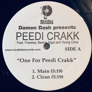 Peedi Crakk : One For Peedi Crakk (12", Single, Promo)