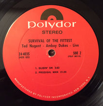 Load image into Gallery viewer, Ted Nugent And The Amboy Dukes : Survival Of The Fittest - Live (LP, Album)