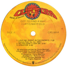 Load image into Gallery viewer, Curtis Mayfield : Got To Find A Way (LP, Album, Son)