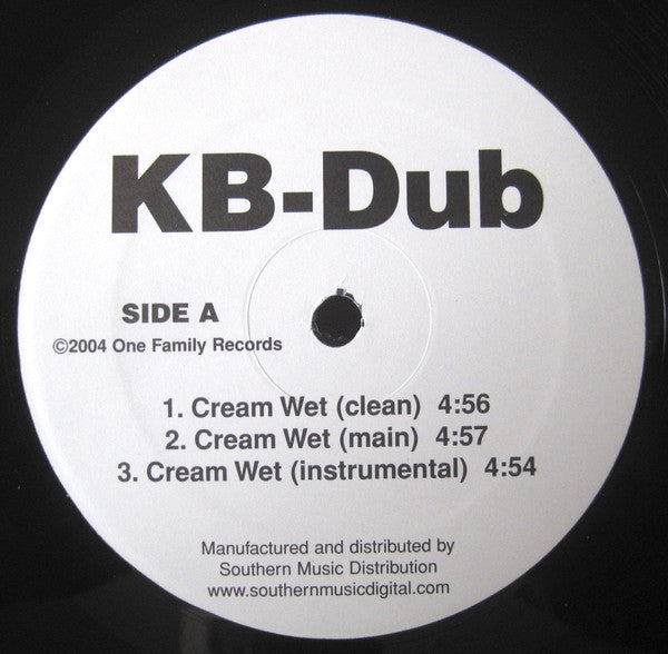 K B Dub : Cream Wet (12