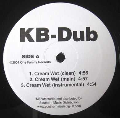 K B Dub : Cream Wet (12