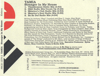 Tamia : Stranger In My House (CD, Single, Ltd, Promo)