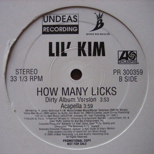 Lil' Kim : How Many Licks (12", Promo)