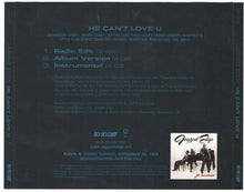 Load image into Gallery viewer, Jagged Edge (2) : He Can&#39;t Love U (CD, Single, Promo)