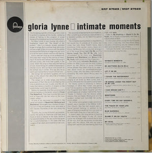 Gloria Lynne : Intimate Moments (LP, Album, Mono)