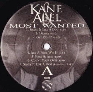 Kane & Abel : Most Wanted (LP, Album, Promo)