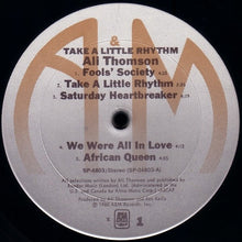 Load image into Gallery viewer, Ali Thomson : Take A Little Rhythm (LP, Album)