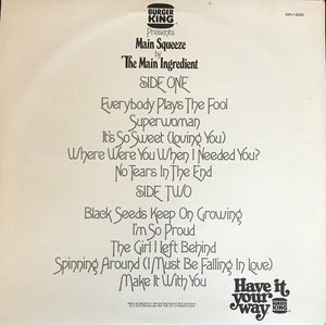 The Main Ingredient : Main Squeeze (LP, Comp)