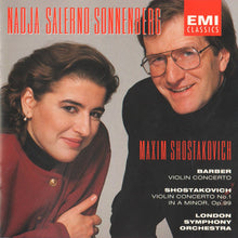 Load image into Gallery viewer, Barber* · Shostakovich* / Nadja Salerno-Sonnenberg · Maxim Shostakovich · London Symphony Orchestra* : Violin Concerto · Violin Concerto No. 1 In A Minor, Op. 99 (CD, Album)