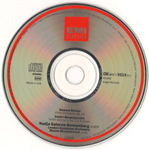 Load image into Gallery viewer, Barber* · Shostakovich* / Nadja Salerno-Sonnenberg · Maxim Shostakovich · London Symphony Orchestra* : Violin Concerto · Violin Concerto No. 1 In A Minor, Op. 99 (CD, Album)