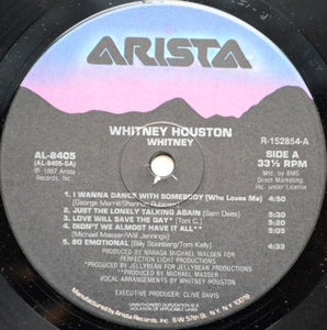 Whitney Houston : Whitney (LP, Album, Club, RCA)