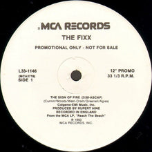 Load image into Gallery viewer, The Fixx : The Sign Of Fire (12&quot;, Promo)