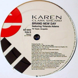 Karen Clark Sheard Featuring Yolanda Adams : Brand New Day (12", Promo)