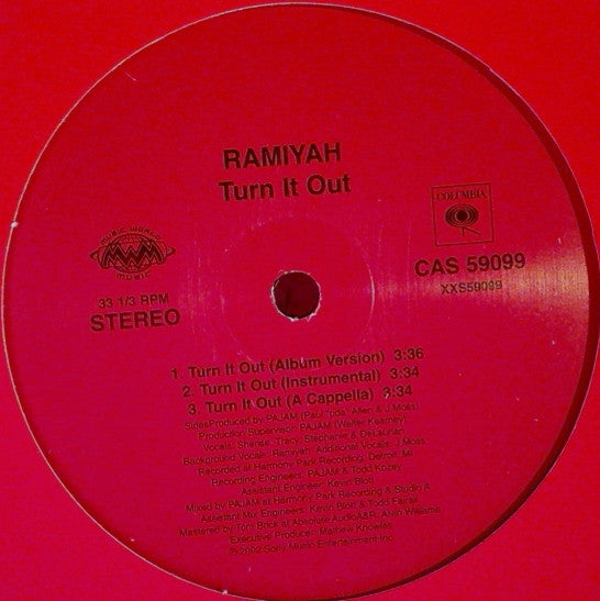 Ramiyah : Turn It Out (12