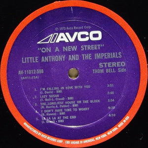 Little Anthony & The Imperials : On A New Street (LP, Album)