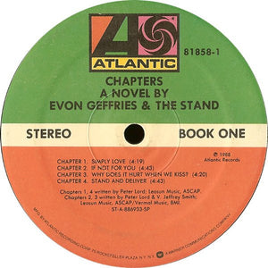 Evon Geffries And The Stand : Chapters: A Novel By Evon Geffries & The Stand (LP, Album)