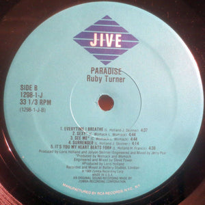 Ruby Turner : Paradise (LP, Album)