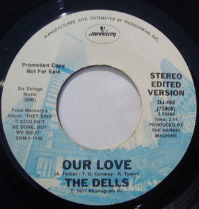 The Dells : Our Love (7", Single, Promo)