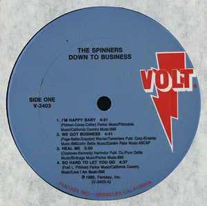 Spinners : Down To Business (LP, Album)