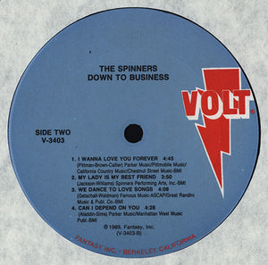 Spinners : Down To Business (LP, Album)