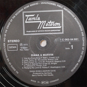 Diana Ross & Marvin Gaye : Diana & Marvin (LP, Album)