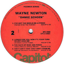 Load image into Gallery viewer, Wayne Newton : Danke Schoen (LP, Album, RE)