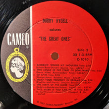 Load image into Gallery viewer, Bobby Rydell : Bobby Rydell Salutes "The Great Ones" (LP, Album, Mono)