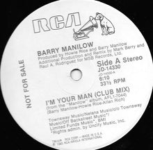 Load image into Gallery viewer, Barry Manilow : I&#39;m Your Man (12&quot;, Promo)