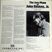 Load image into Gallery viewer, John Coates, Jr : The Jazz Piano Of John Coates, Jr (LP, Album)