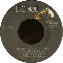 Load image into Gallery viewer, Elvis Presley : Love Me Tender / Anyway You Want Me (7", RE)