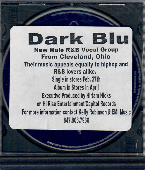 Dark Blu : Quit Tellin' (CD, Single, Promo)