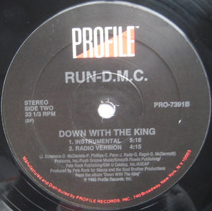 Run DMC* : Down With The King (12", Single)