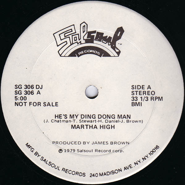 Martha High : He's My Ding Dong Man (12