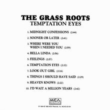 Load image into Gallery viewer, The Grass Roots : Temptation Eyes (CD, Comp)