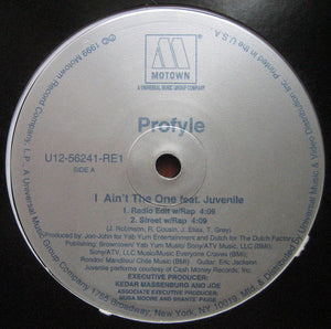 Profyle : I Ain't The One (12")