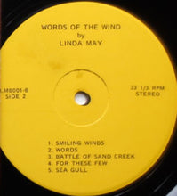 Load image into Gallery viewer, Linda May : Words Of The Wind (LP)