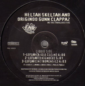 The Fabulous Five Featuring Heltah Skeltah And Originoo Gunn Clappaz* : Blah / Leflah (12", Single)