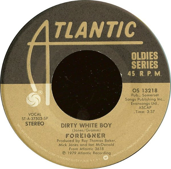 Foreigner : Dirty White Boy / Head Games (7