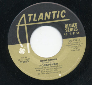 Foreigner : Dirty White Boy / Head Games (7", Single, RE)