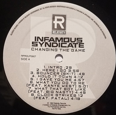 Infamous Syndicate : Changing The Game (LP, Album, Promo, Cle)