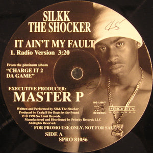 Silkk The Shocker : It Ain't My Fault (12", Promo)